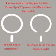 灰色金屬漆無線充電手機殼，相容 Apple 17 Pro Max、17e、17、16、16e、15、14、13、12、11 Pro Max、Plus 機型。相容 S25 Ultra、S26 Ultra、A07、A26、A36、A37、A57、A56、A55、A16、A17、A27、S25 FE、S24、S23、S22、S21 及其他機型。鏡頭保護膜，防震，柔軟 TPU 材質，時尚手機殼，Apple 17 Pro Max 手機殼，Apple 16 手機殼 - 灰色 - 查看 8