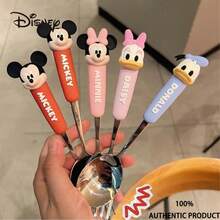 Disney Bộ thìa và dĩa bằng thép không gỉ in hình hoạt hình chính hãng, chất lượng cao và bền bỉ. - Xem 5