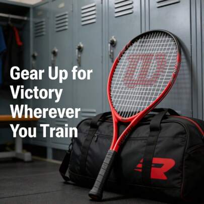 Premium 25" Youth Recreational Tennis Racket, Durable Alloy Stable Construction, Easy Swing Lightweight Structure, Scratch Resistant Frame, Perfect Sports Gift For Young Tennis Learners & Backyard Activities