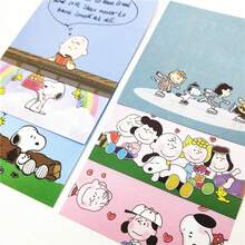 60 cuốn sổ tay ghi nhớ Snoopy dễ thương, quà tặng sinh nhật/quà tặng kèm tiệc/sưu tầm độc quyền dành cho người hâm mộ (kiểu ngẫu nhiên) - Nhiều màu - Xem 7
