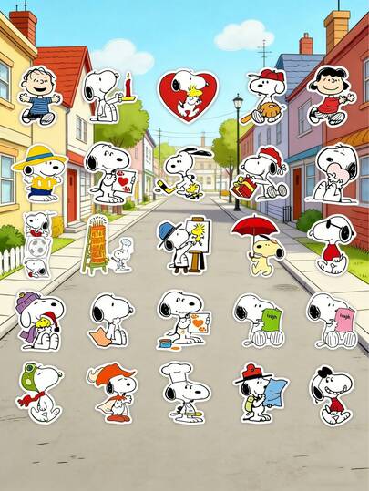 100 miếng dán hoạt hình dễ thương, hình dán graffiti anime chống thấm nước dùng cho hành lý, hình dán ván trượt bán sỉ, có thể dùng làm quà tặng cho gia đình và bạn bè.