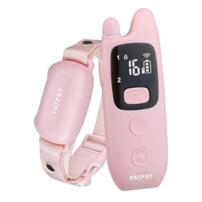 Collar de choque para perro con control remoto collar de entrenamiento impermeable para perros pequeños medianos y grandes con pitido vibración y 16 niveles estáticos de choque