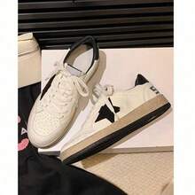 2026 Edition Genuine Cowhide Leather Small Dirty Star Shoes White Shoes Retro Sports Casual Shoes Retro Shoes Retro Sports Shoes Retro Shoes Retro Sports Shoes Matching Casual Sports Shoes Retro Shoes Casual Sports Shoes Retro Sports Shoes Retro Sports Shoes Sports Shoes. - Ngôi sao đen - Xem 5