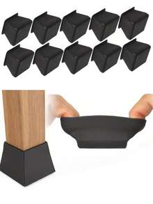 Large Thick Silicone Chair Leg & Table Leg Pads, Non-Slip Furniture Floor Protectors, Suitable For Multiple Floor Types, Effectively Prevent Scratches And Dents, Multi-Purpose Non-Slip Anti-Scratch Floor Protection Pads - Multicolor - View 2
