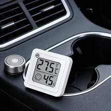 High Precision 2-In-1 Digital Thermometer And Hygrometer, Switchable Between Fahrenheit And Celsius (°C/°F) Portable Digital Humidity And Temperature Meter With Icon - Indoor Thermometer And Hygrometer For Greenhouse, Home, Reptile, Humidifier, Office, Shopping Mall, Garden And Car Interior - B - View 6