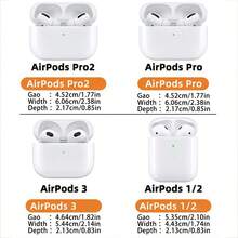 花卉吊坠 TPU 耳机保护套，透明闪光白花，兼容苹果无线蓝牙耳机，适用于苹果 Pro 第二代/第三代耳机，TPU 软壳 - 彩色 - 查看 2