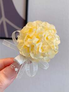 1/3 chiếc kẹp tóc hoa voan dễ thương dành cho tuổi teen, kẹp tóc nơ xinh xắn cho các cô gái tuổi teen và thiếu nữ. - Nhiều màu - Xem 14