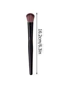1pc Heart-Shaped Blush Brush, Precise Blush, Eyeshadow, Powder Makeup Brush Tool - Black - View 7