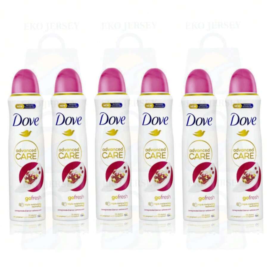 Dove Advanced Care Go Fresh Pomegranate & Lemon Verbena Deodorant Spray 150ml Pack Of 6 - nhiều mùi hương - Xem 1