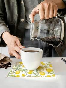 1 buah Keset Lantai Dapur Tebal dan Lembut, Keset Anti Selip dan Anti Minyak Motif Pohon Lemon, Karpet Dapur Tahan Air, Keset Lantai Tahan Noda, Dapat Dicuci dengan Mesin, Keset Pintu Masuk, Keset Penyerap untuk Dapur, Ruang Tamu, Ruang Cuci, Kamar Mandi, Dekorasi Rumah - Kuning - View 20