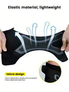 1 Stück Knöchelbandage, verstellbare Knöchelstütze für Outdoor-Basketball, Fußball und andere Sportaktivitäten - Schwarz - Übersicht 2