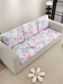 1 chiếc vỏ đệm ghế sofa co giãn họa tiết hình học, chất liệu polyester nhẹ, thoáng khí, thích hợp cho sân hiên, sân vườn, hồ bơi và nhiều dịp khác, bán lẻ từng chiếc, không bán theo bộ. - Nhiều màu - Xem 7