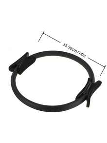 1个多功能普拉提圈（请确认您需要的是普拉提圈还是普拉提圆环，因为规格中两者都有提及）。瑜伽辅助魔力圈，配有舒适的泡沫手柄，适用于大腿锻炼、瑜伽练习、健身、小腿锻炼和背部塑形。 - 彩色 - 查看 11