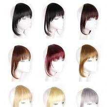 Synthetic Wig With Bangs, Women's Top Hair Replacement, Covers Gray Hair, Fluffy And Natural, Seamless Layered Wig For The Forehead, Sweet And Cool Comic Style, Claw Clips, Hair Slide, Hair Barrettes, Clips For Hair, Hair Accessories For Women, Hair Extension, Hair Piece, Hairpin - Nhiều màu - Xem 2