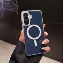 Funda de carga magnética compatible con Samsung Galaxy S26 Ultra, S25 Ultra, S25 FE, A57, A37, A17, A56, A36, A26, A16, A15, A35, A55, cubierta protectora delgada de acrílico - Azul - Ver 10