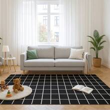 Jacquard Rug 3.00 M X 2.00 M Non-Slip Geometric Living Room Office Bedroom - 鰻魚 - 查看 1