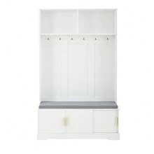 Hall Trees - White + Particle Board-1 - View 10