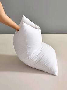 1/2 Vỏ gối màu trắng, ruột gối mềm mại và mịn màng dùng để trang trí nhà cửa, thích hợp cho ghế sofa, giường, phòng ngủ, du lịch, trang trí mùa thu, trang trí phòng - trắng - Xem 14