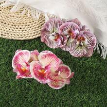 1pc Gradient Flower Hair Claw Clip, Sweet Bohemian Hair Clip, Suitable For Women - A - 查看 3