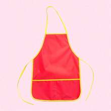 Small Size Waterproof & Stain-Resistant Painting Apron, Non-Woven Fabric Material, No Pocket Design, Household Use, Waterproof & Stain-Resistant - Multicolor - View 9