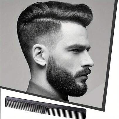 طقم أمشاط تصفيف احترافي - عالي الجودة، مقاوم للحرارة، أسنان ناعمة وواسعة، مضاد للكهرباء الساكنة - أدوات تصفيف شعر بمستوى صالون، مناسبة للاستخدام المنزلي أو صالون - للرجال والنساء