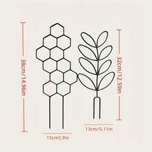 1pc Plastic Plant Support Trellis, Made Of Reinforced ABS Plastic, Available In Multiple Shapes, Suitable For Plant Shaping, Fixation, Guiding Plant Growth Direction, DIY Gardening Supplies - A - View 8