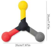 3-Color Reaction Training Sticks, Hand-Eye Coordination & Speed Test, Throwing & Catching Agility Training - Multicolor - View 3