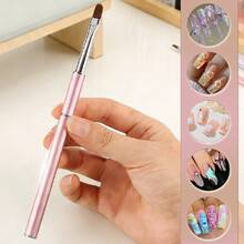 Purple Nail Gel Pen Design UV Gel Pen Scraper Acrylic Nail Extension Gel Nail Tools - Mauve Purple - View 2