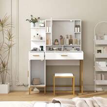Vanities & Vanity Benches - White - View 4