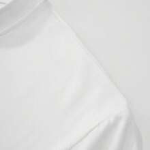 Camiseta infantil para niño mayor de algodón natural con estampado moderno, cómoda para el colegio y actividades al aire libre, tallas 7-16 años - Blanco - Ver 7