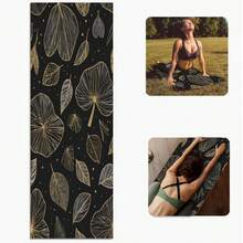 1pc 71*22inch Yoga Mat, Various Patterns Available, Non-Slip & Durable, Extra Wide & Thick, Suitable For Home & Beginner Yoga Training - Multicolor - View 13