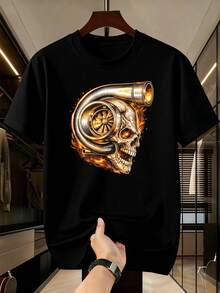 Men T-Shirts - Black - View 2