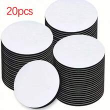 40/20/10/1 pieza Posavasos para coche en blanco para sublimación, redondos de 7cm para fácil extracción, manualidades DIY de sublimación por calor, alfombrillas para bebidas de vehículo, accesorios para vajilla - Multicolor - Ver 8
