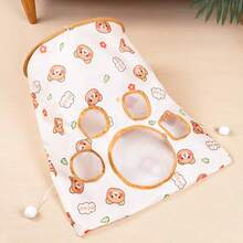 1pc Interactive Cat Tunnel Toy With Hole And Ball, Entertaining Pet Toy - Multicolor - View 7
