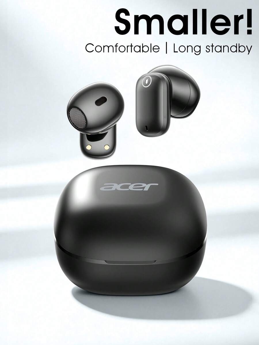 Acer 宏碁 OHR501 升级版无线蓝牙耳机，入耳式设计，小巧便携，Type-C 快充，24 小时续航，蓝牙 5.4 芯片，兼容智能手机和平板电脑，送礼佳品