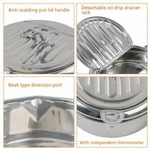 2.2L 20.5CM Chip Deep Fat Fryer Cooking Tempura Fryer - A - View 6
