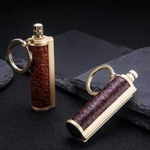 Permanent Match Lighter, Metal Flint Keychain Lighter, Reusable Survival Fire Starter, Waterproof Emergency Tool For Outdoor Camping Hiking, No Fuel Included - View 7