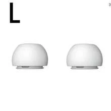 Replacement Ear Tips Compatible With AirPods Pro1/2 [4 Pairs], Silicon Earbuds Tips With Noise Reduction Hole, (Sizes XS/S/M/L, White) - View 13