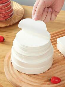 100/500/1000片装汉堡肉饼分隔纸，牛肉汉堡隔纸，双面防油硅胶烘焙纸 - 查看 5