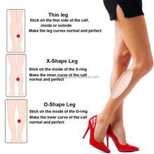 Adhesive Silicone Calf Pads – Calf Enhancers – Soft, Invisible Shaping Patches For Curved Or Thin Legs - Multicolor - View 2