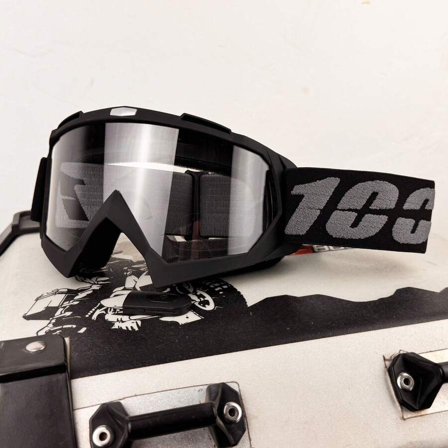 1 pieza Gafas de moto retro - Gafas de carreras clásicas adecuadas para hombres y mujeres - Aplicable para vehículos todoterreno, buggies, cascos de motos de calle - CX600 - Ver 1