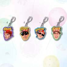 LNGSHO/T Gantungan Kunci Akrilik Abstrak Lucu Boyband Korea, Gantungan Kunci Dekorasi Tas, Barang untuk Penggemar, Hadiah untuk Teman - MultiWarna - View 2