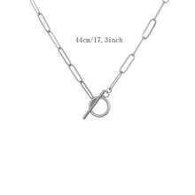 1 chiếc dây chuyền hình chữ thập bằng thép không gỉ, chống thấm nước và không phai màu, thích hợp cho nữ giới đeo hàng ngày. - Chuỗi liên kết OT - Xem 7