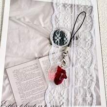 1pc Transparent Mini Heart Phone Lanyard, Unique Design Phone Charm, Sweet & Versatile Pendant, Suitable For Smartphones And USB Drives, Multiple Colors Available - Multicolor - View 7