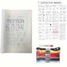 24.89 X 17.78 Cm Complete Step-By-Step Embroidery Book, Suitable For Beginners And Enthusiasts - A Comprehensive Embroidery Guide With Detailed Instructions And Vibrant Photos - A - View 8