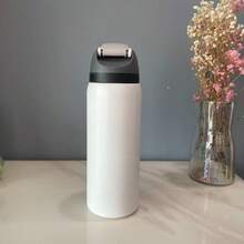 32oz 304 Stainless Steel Straw VacuumOwala Watter Bottle, Men'S And Women'S Car Cup With Leakproof Lid Sports Mug Cup For Hot/Cold Drinks - 彩色 - 查看 19