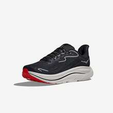 Hoka Men's Clifton 10 Black Silver - màu đen - Xem 4