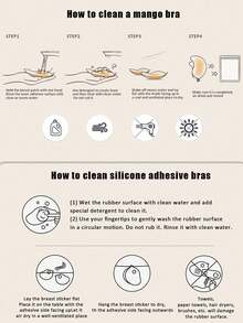 1 Bộ áo ngực định hình kiểu dán dành cho nữ, áo ngực dán silicon, dây đeo vai vô hình, thiết kế nâng ngực, phù hợp với váy cưới, trang phục hở lưng/không dây. Quà tặng kèm: 10 miếng đệm ngực hình hoa bằng vải không dệt. - Nhiều màu - Xem 6