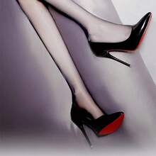 Women Heeled Sandals - Màu đen 9cm - Xem 2