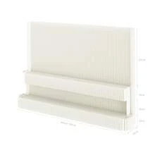 Room Divider,Bedroom,Multi Functional Folding Room Partition Screen With Shelving ,Made Of Kraft Paper, Perfect For Living Rooms, Offices, And Beauty Salons - White - View 19